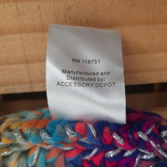 Accessory Depot Knitted beanie multi color - Picture 9 of 10